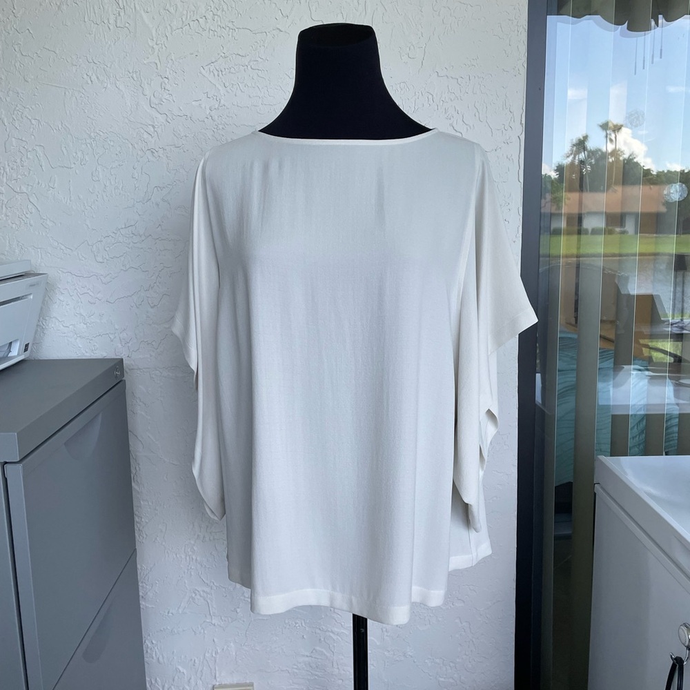 COPY - Eileen Fisher Silk Georgette Top Size XS NEW!